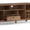 Artisan - TV Media Stand - Rustic Natural Aged Brown - Image 4