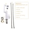 Modern Bathroom Sink Faucet With Spray Function, Temperature Display, Anti Skid Switch, Brass - White - Image 4