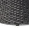 Kono - Outdoor 3 Pieces Chat Set With Cushions And Tempered Glass Tabletop - Black / Ivory - Image 18