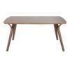 Folia - Mid-Century Modern Dining Table - Walnut - Image 4