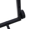 Heavy Duty Adjustable Garage Wall Multi-Tire Rack Storage - Black - Image 8