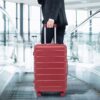 Set 3 Pieces 20" / 24" / 28" Abs Spinner Wheel Luggage, Matching Color, With Combination Lock - Wine Red - Image 7