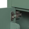 Bathroom Vanity With Ceramic Sink, Modern Single Bathroom Cabinet With 2 Doors And A Shelf, Soft Close Doors - Green - Image 25