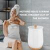 Towel Warmers, Luxury Bucket Towel Warmers, Large Towel Warmers For The Bathroom, Fits Up To 2 Oversized Towels - White - Image 12