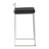 Fuji - Contemporary Stackable Counter Stool (Set of 3) - Black - Image 3