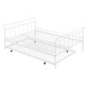 Full Size Daybed With Curved Handle Design And Twin Size Trundle - White - Image 3