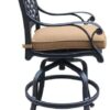 Bar Stool (Set of 2) - Brown - Image 3