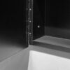26X30" Black Metal Framed Wall Mount Or Recessed Bathroom Medicine Cabinet With Mirror - Black - Image 5