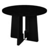 5 Piece Round Dining Table Set, Modern Dining Table And 4 Upholstered Chairs For Dining Room, Kitchen Room, Living Room - Beige / Black - Image 23