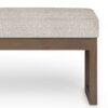 Milltown - Large Ottoman Bench - Platinum - Image 3