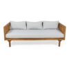 Claremont - 3 Seater Daybed With Water Resistant Cushions - Teak - Image 4