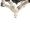 4 Light Chandelier, Hanging Light Fixture With Adjustable Chain For Kitchen, Bulb Not Included - Cream - Image 12