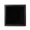 Outdoor Modern Small Cast Stone Planter - Black - Image 6