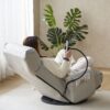 Adjustable Head And Waist Game Chair, Lounge Chair 360 Degree Rotatable - Gray - Image 5