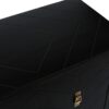 Vintage Style 2 Door Wooden Sideboard Cabinet For Living Room, Dining Room, Or Office - Black Wood - Image 9