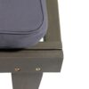 Ariana - Wooden Chaise Lounge With Cushion, Stylish Outdoor Relaxation - Gray - Image 14