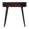 Rounded Small Console Table - Caramel - Image 5