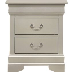 Louis Phillipe - Nightstand - Silver Champagne