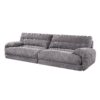 Cadenza - Corduroy Loveseat - Gray - Image 2