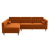 Christian - Sectional Sofa Left Facing - Burnt Orange - Image 6