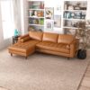 Anthony - Corner Sectional Sofa Left Facing - Orange - Image 9