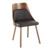 Anabelle - Mid-Century Modern Chair (Set of 2) - Walnut / Brown - Image 2