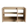 Modern Freestanding Bathroom Vanity With 3 Soft Close Cabinet Doors - Oak - Image 9