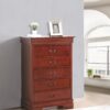 Traditional Style Storage Chest - Cherry - Image 7