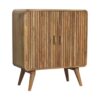 T Bar Ridged Cabinet - Brown - Image 2