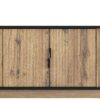 Grain 4 Door TV Cabinet, An Ideal Choice For TV And Item Storage In Modern Homes, A Perfect Blend Of Nordic And Modern Minimalist Styles - Black - Image 14