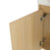 Modern 16" Bathroom Vanity Sink Combo With Ceramic Sink And Cabinet For Small Spaces - Oak - Image 21