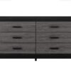 Soluto - Dresser - Gray / Black - Image 2