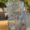 Paisley - Unbreakable Plastic Water Pitcher With Lid And Spout, Bpa Free, 2.5 Quarts - Blue - Image 5