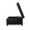 Storage Ottoman For Living Room, Bedroom - Black - Image 9