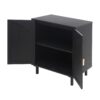 2 Door Cabinet, Suitable For Bedroom - Black - Image 17