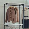 Fiona - Freestanding Walk In Closet System With Metal Frame Melamine - White - Image 6