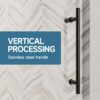 Frameless Single Sliding Shower Door With Soft Close, 5 / 16" Clear Nano Coated Tempered Glass, 60" X 60" - Matte Black - Image 8