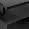Computer Desk, Home Office, Laptop, Storage, Work, Contemporary, Modern - Black - Image 3