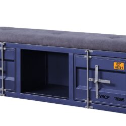 Cargo - Bench With Storage - Blue / Gray