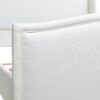 Carmen - King Upholstered Wingback Panel Bed Frame - Antique White - Image 7