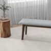 Carlos-Upholstered Bench - Gray - Image 4