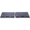 Heavy Duty Plastic 4" High Portable Automotive Curb Ramp For Cars & Wheelchairs Interlocking Design - Black - Image 11