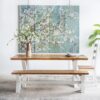 Saison Cherry Blossom Canvas Print, Wall Decor For Living Room (Set of 4) - Multicolor - Image 3