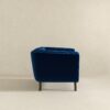 Addison - Velvet Lounge Chair - Dark Blue - Image 5