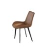 Modern Dining Chair Living Room Metal Leg Dining Chair (Set of 4) - Brown - Image 9