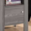 Accent Nightstands, Storage, Transitional - Gray - Image 2