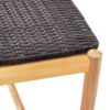 Cambria - Rustic 3 Seater Bench - Teak - Image 9