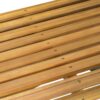 Alejandro - Exotic Acacia Wood Porch Swing With Slat Panel Seating - Teak - Image 11