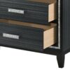 Haiden - Weathered Nightstand - Black - Image 6