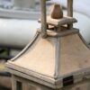 Candle Lantern Decorative, Hurricane Lantern Holder Decor For Indoor Outdoor, Home Garden Wedding - Ivory - Image 6